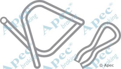 APEC BRAKING kit219 -  Комплектующие, тормозные колодки